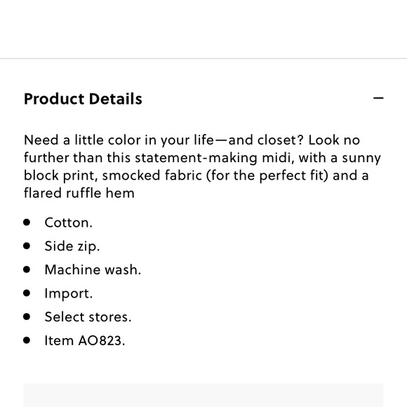 J. Crew Smocked skirt in sunny block print - Picture 2 of 3